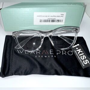 Cat eye 👁️ 
Clear 
Eyeglasses 
New